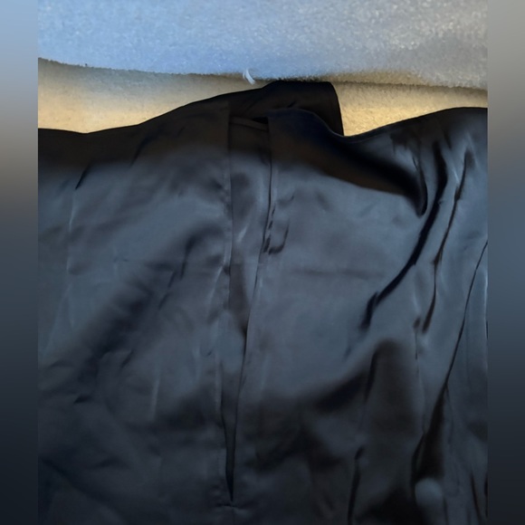 Nicole Miller Satin Black Cocktail Dress - Picture 4 of 6